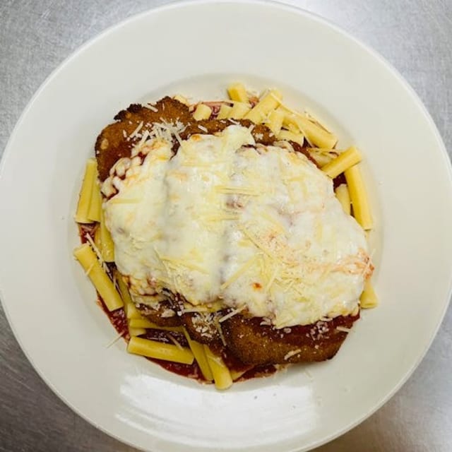 Eggplant Parm Dinner.