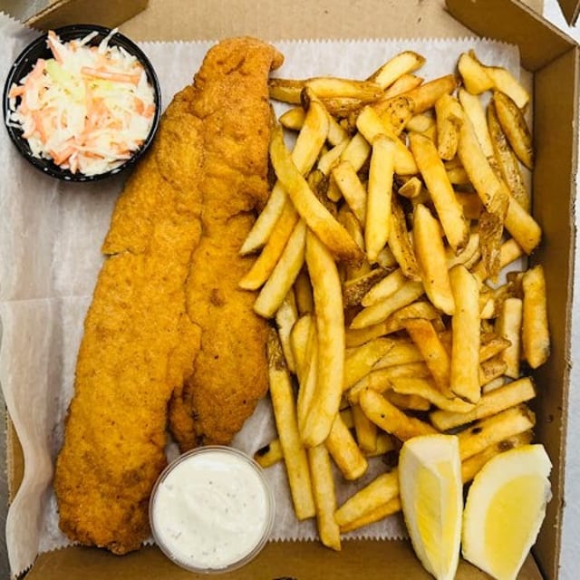 Fish & Chips Dinner.