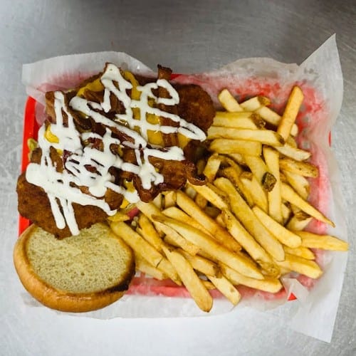 Bacon Chicken Ranch Sandwich.
