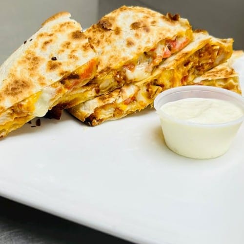 Buffalo Chicken Quesadilla.